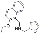 N-((2-ETHOXY-1-NAPHTHYL)METHYL)-N-(2-FURYLMETHYL)AMINE 结构式