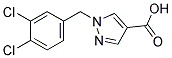 1-(3,4-DICHLORO-BENZYL)-1H-PYRAZOLE-4-CARBOXYLIC ACID 结构式
