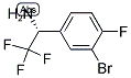 (1R)-1-(3-BROMO-4-FLUOROPHENYL)-2,2,2-TRIFLUOROETHYLAMINE 结构式