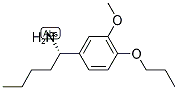 (1S)-1-(3-METHOXY-4-PROPOXYPHENYL)PENTYLAMINE 结构式