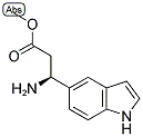 METHYL (3S)-3-AMINO-3-INDOL-5-YLPROPANOATE 结构式