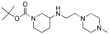1-Boc-3-[(4-methyl-piperazin-1-ylethyl)-amino]-piperidine 结构式