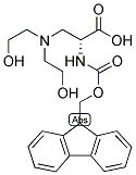 FMOC-BETA-N,N-DIETHANOLAMINO-D-ALA 结构式