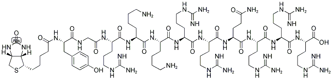 BIOTIN-TAT (47-57) 结构式