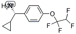 (1S)CYCLOPROPYL[4-(1,1,2,2-TETRAFLUOROETHOXY)PHENYL]METHYLAMINE 结构式
