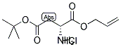 H-D-ASP(OTBU)-ALLYL ESTER HCL 结构式