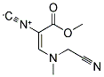 METHYL-3-(N-CYANOMETHYL-N-METHYL-AMINO)-2-ISOCYANO-ACRYLATE 结构式