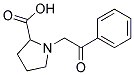 1-(2-OXO-2-PHENYLETHYL)PYRROLIDINE-2-CARBOXYLIC ACID 结构式