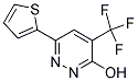 3-HYDROXY-6-(2-THIENYL)-4-(TRIFLUOROMETHYL)PYRIDAZINE 结构式