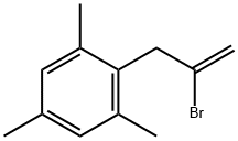 2-Bromo-3-(2,4,6-trimethylphenyl)-1-propene 结构式