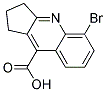 5-BROMO-2,3-DIHYDRO-1H-CYCLOPENTA[B]QUINOLINE-9-CARBOXYLIC ACID 结构式