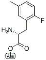 Methyl (2R)-2-amino-3-(2-fluoro-5-methylphenyl)propanoate 结构式