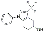 4,5,6,7-Tetrahydro-5-hydroxy-1-phenyl-3-trifluoromethyl-1H-indazole 结构式