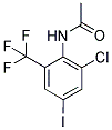 N-Acetyl-2-chloro-4-iodo-6-trifluoromethylaniline 结构式