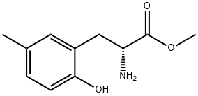 Methyl (2R)-2-amino-3-(2-hydroxy-5-methylphenyl)propanoate 结构式