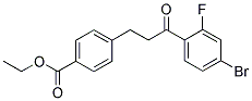 4'-BROMO-3-(4-CARBOETHOXYPHENYL)-2'-FLUOROPROPIOPHENONE 结构式