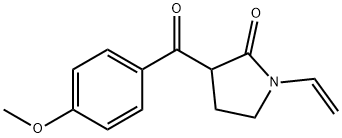 3-(4-甲氧基苄基)-1-乙烯基吡咯烷-2-酮 结构式