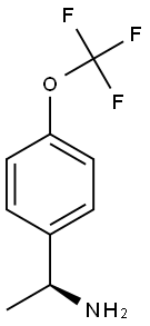 (1S)-1-[4-(Trifluoromethoxy)phenyl]ethylamine 结构式