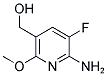 (6-Amino-5-fluoro-2-methoxypyridin-3-yl)methanol 结构式