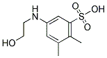 5-(2-HYDROXYETHYLAMINO)-2,3-DIMETHYLBENZENESULFONIC ACID 结构式
