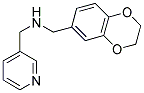 1-(2,3-DIHYDRO-1,4-BENZODIOXIN-6-YL)-N-(PYRIDIN-3-YLMETHYL)METHANAMINE 结构式