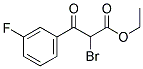 ETHYL 2-BROMO-3-(3-FLUOROYPHENYL)-3-OXO-PROPANOATE 结构式