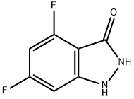 4,6-二氟-1,2-二氢-3H-吲唑-3-酮 结构式