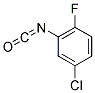 4-CHLORO-1-FLUORO-2-ISOCYANATOBENZENE 结构式