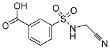 3-[[(CYANOMETHYL)AMINO]SULFONYL]BENZOIC ACID 结构式