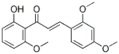 2'-HYDROXY-2,4,6'-TRIMETHOXYCHALCONE 结构式