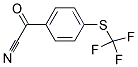 4-(Trifluoromethylthio)benzoyl cyanide 结构式