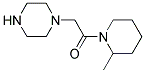 1-[2-(2-METHYLPIPERIDIN-1-YL)-2-OXOETHYL]PIPERAZINE 结构式