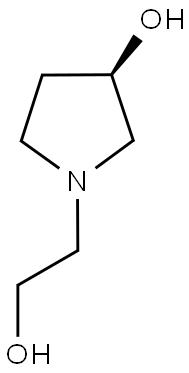 (R)-1-(2-HYDROXYETHYL)-PYRROLIDIN-3-OL 结构式