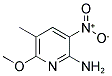 6-METHOXY-5-METHYL-3-NITROPYRIDIN-2-AMINE 结构式