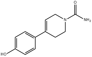 4-(4-羟基苯基)-3,6-二氢吡啶-1(2H)-甲酰胺 结构式