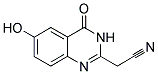 (6-Hydroxy-4-oxo-3,4-dihydroquinazolin-2-yl)acetonitrile 结构式