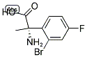(2S)-2-AMINO-2-(2-BROMO-4-FLUOROPHENYL)PROPANOIC ACID 结构式