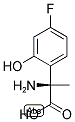 (2R)-2-Amino-2-(4-fluoro-2-hydroxyphenyl)propanoic acid 结构式