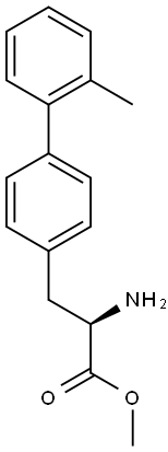 METHYL (2R)-2-AMINO-3-[4-(2-METHYLPHENYL)PHENYL]PROPANOATE 结构式