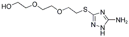 2-(2-(2-[(5-AMINO-1H-1,2,4-TRIAZOL-3-YL)THIO]ETHOXY)ETHOXY)ETHANOL 结构式
