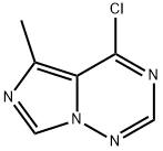 4-CHLORO-5-METHYL-IMIDAZO[5,1-F][1,2,4]TRIAZINE 结构式