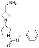 3-(3-AMINOMETHYL-AZETIDIN-1-YL)-PYRROLIDINE-1-CARBOXYLIC ACID BENZYL ESTER 结构式