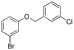 3-BROMOPHENYL-(3-CHLOROBENZYL)ETHER 结构式