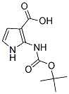 2-TERT-BUTOXYCARBONYLAMINO-1H-PYRROLE-3-CARBOXYLIC ACID 结构式