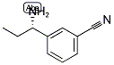 3-((1S)-1-AMINOPROPYL)BENZENECARBONITRILE 结构式