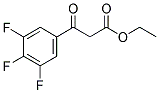 ETHYL (3,4,5-TRIFLUOROBENZOYL)ACETATE 结构式
