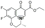左氧氟沙星羧酸乙酯 结构式