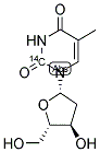 L-THYMIDINE, [2-14C]- 结构式