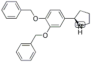 4-((2R)PYRROLIDIN-2-YL)-1,2-BIS(PHENYLMETHOXY)BENZENE 结构式