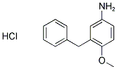 3-BENZYL-4-METHOXYANILINE HYDROCHLORIDE 结构式